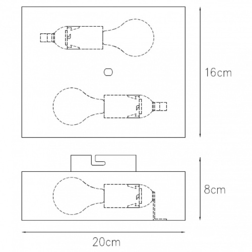 Накладной светильник Lucide Ovalis 12222/02/30 в Нижнем Новгороде фото 2
