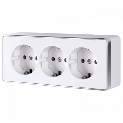 Розетка с заземлением и со шторками Werkel Gallant (белая) W5073101 в Нижнем Новгороде