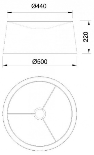 Плафон текстильный Mantra Ruti Ricca 9447 в Нижнем Новгороде фото 2
