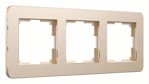 Рамка на 3 поста Werkel Platinum (шампань) W0032611 в Нижнем Новгороде