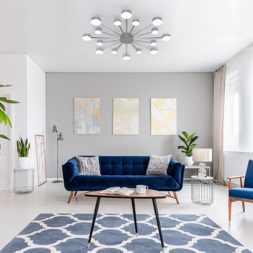 Потолочная люстра Eurosvet Nitrino 90242/16 хром в Нижнем Новгороде фото 4