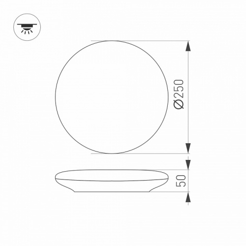 Накладной светильник Arlight CL-FRISBEE 030110 в Нижнем Новгороде фото 5