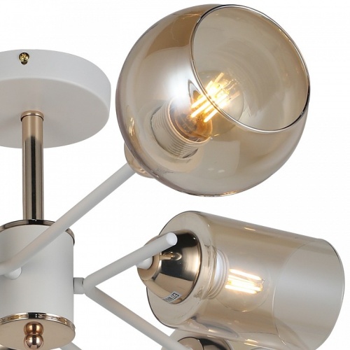 Люстра на штанге ILLUMICO  IL8243-6COU-79 WH GD в Нижнем Новгороде фото 2