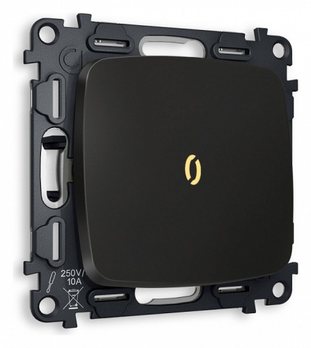 Выключатель одноклавишный с подсветкой без рамки Ambrella Volt OMEGA MO802010 в Нижнем Новгороде