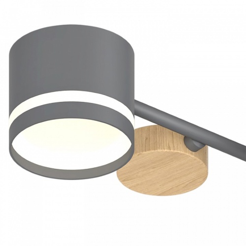 Люстра на штанге 68730-0.3-08 GX53 GREY+WOOD в Нижнем Новгороде фото 3