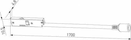 Токопровод концевой Elektrostandard Mini Magnetic a067266 в Нижнем Новгороде фото 2