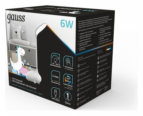 Настольная лампа декоративная Gauss Qplus GT7011 в Нижнем Новгороде фото 4