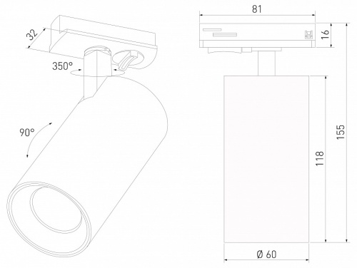 Светильник на штанге Elektrostandard Comel a070801 в Нижнем Новгороде фото 3