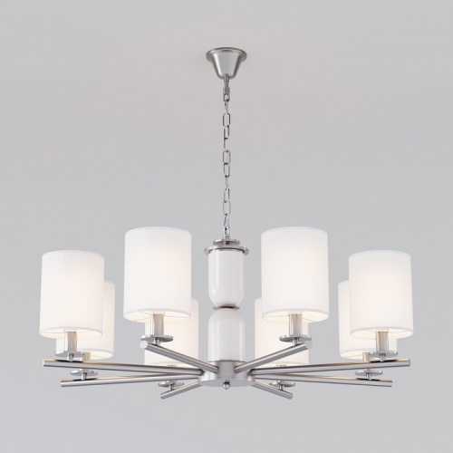 Подвесная люстра Eurosvet Caprera 60146/8 никель в Нижнем Новгороде фото 3