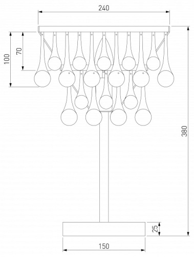 Настольная лампа декоративная Bogate's Gutta 01126/1 в Нижнем Новгороде фото 4