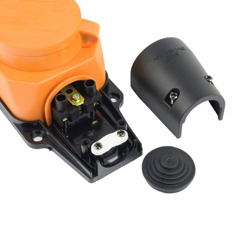 Розетка переносная разборная с заземлением и крышкой Stekker Одри 49405 в Нижнем Новгороде фото 3