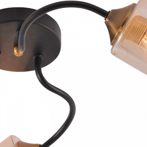 Потолочная люстра 01608-0.3-03 BK+BRASS в Нижнем Новгороде фото 3