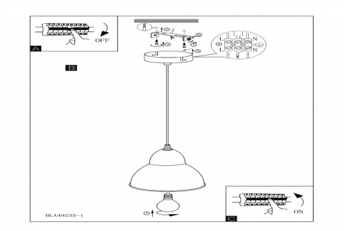 Подвесной светильник Eglo Truro 49235 в Нижнем Новгороде фото 2