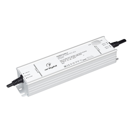 Блок питания ARPV-LG-12300-PFC-VCA (10.5-13.5V, 25A, 300W) (Arlight, IP65 Металл, 5 лет) в Петровом Вале фото 2