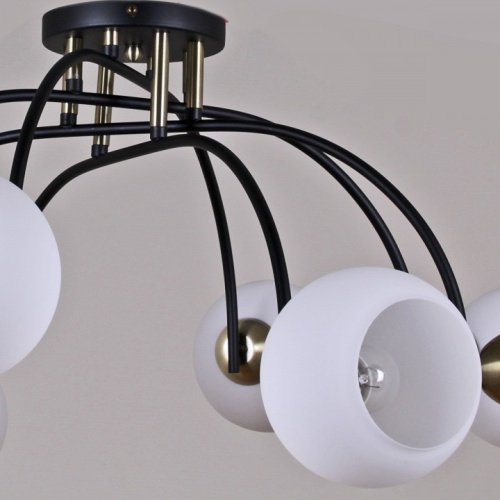 Потолочная люстра ILLUMICO  IL0250-8CSQ-79 BK AB в Нижнем Новгороде фото 3