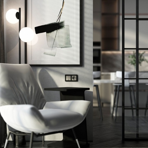 Розетка с заземлением, без рамки Werkel дымчатый W1271004 в Нижнем Новгороде фото 5