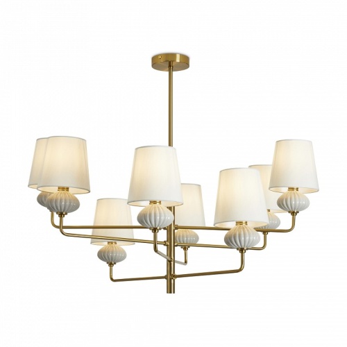 Люстра на штанге Freya Ceramics FR2029PL-08BS в Нижнем Новгороде фото 11