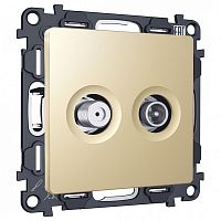 ТВ-розетка и SAT-розетка оконечная без рамки Ambrella Volt ALFA MA613310 в Нижнем Новгороде