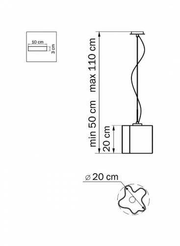 Подвесной светильник Lightstar Nubi 802110 в Конаково фото 2