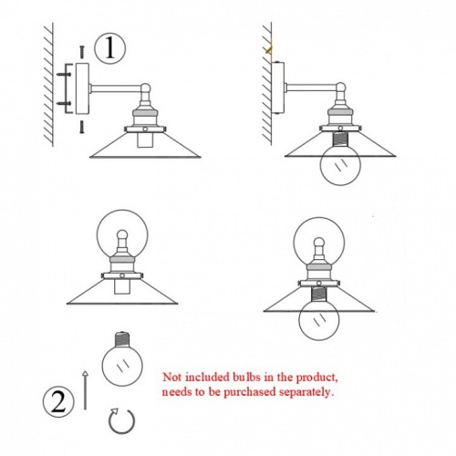 Бра Imperiumloft Cone 20th c.Factory 44,146 в Нижнем Новгороде фото 2