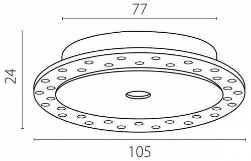 Рамка на 1 светильник Lightstar Spira 074206-02 в Нижнем Новгороде фото 8