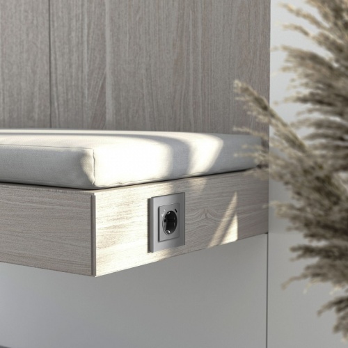 Рамка на 1 пост Werkel Senso (серебряный, стекло soft-touch) W0013106 в Нижнем Новгороде фото 3