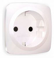 Накладка для розетки с заземлением и со шторками Ambrella Volt OMEGA OP2070 в Нижнем Новгороде