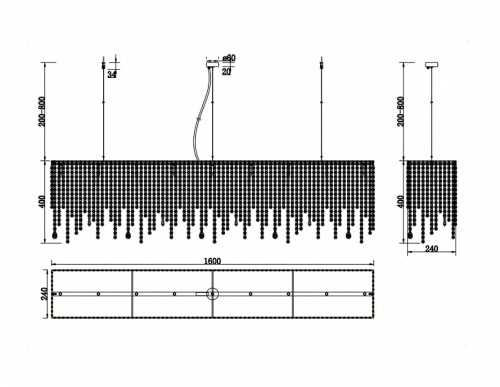 Подвесной светильник Maytoni Empress DIA002PL-09CH в Нижнем Новгороде фото 2