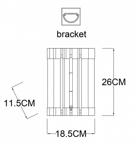 Накладной светильник Arte Lamp Caravaggio A1059AP-1CC в Нижнем Новгороде фото 3