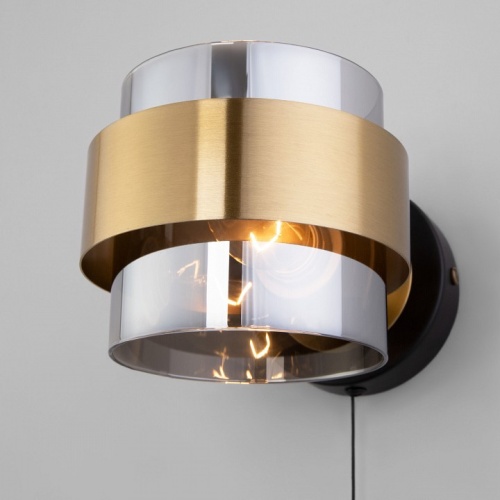 Бра Eurosvet Arcada 70127/1 черный/ дымчатый в Нижнем Новгороде фото 3