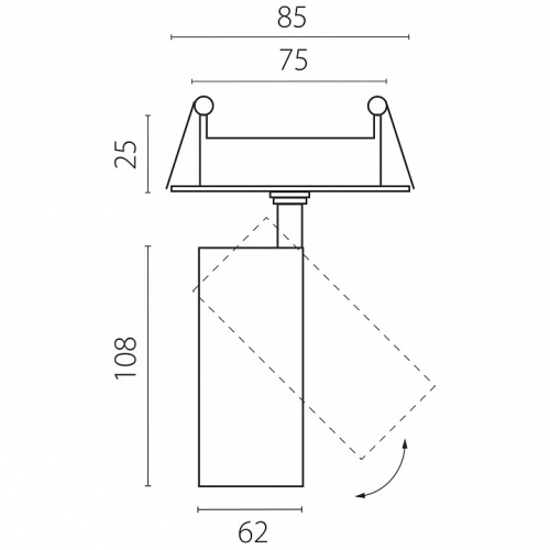 Спот Lightstar Alta Base A5146RS в Нижнем Новгороде фото 2