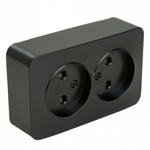 Розетка двойная без заземления Stekker София 49496 в Нижнем Новгороде фото 5