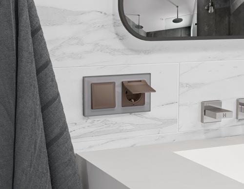 Выключатель двухполюсной самовозвратный без рамки Ambrella Volt MA MA631050 в Нижнем Новгороде фото 4