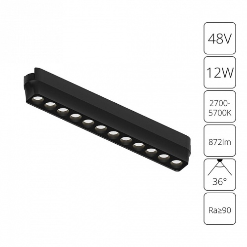 Накладной светильник Arte Lamp Rapid A2954PL-1BK в Нижнем Новгороде фото 2