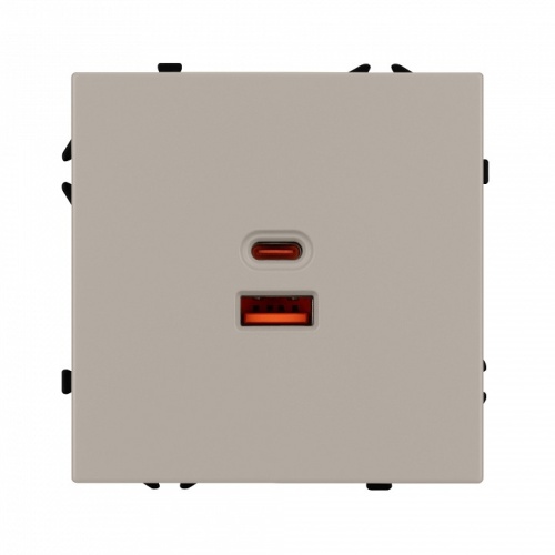 Розетка с заземлением и 2хUSB type A и C, без рамки Arlight SCT-NOBE 059446 в Нижнем Новгороде фото 2