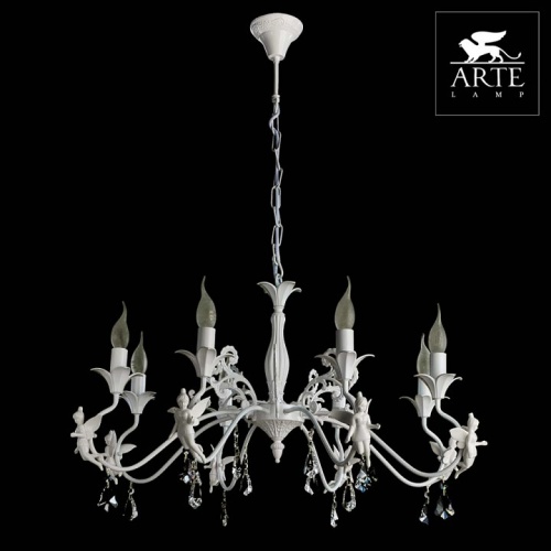 Подвесная люстра Arte Lamp Angelina A5349LM-8WH в Изобильном фото 3