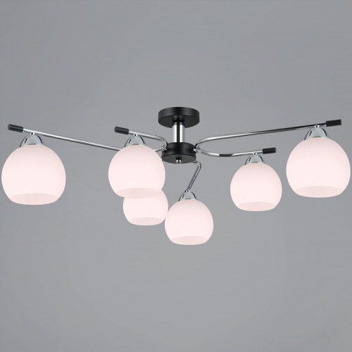 Потолочная люстра ILLUMICO LIBRA IL0638-6CSQ-24 CR BK LIBRA в Нижнем Новгороде фото 3