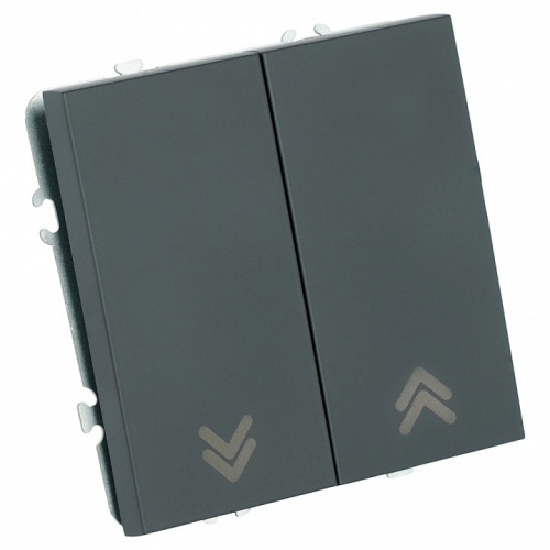 Выключатель самовозвратный двухклавишный без рамки Stekker Эмили 50327 в Нижнем Новгороде фото 7