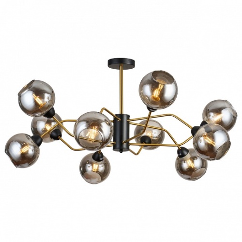 Люстра на штанге Imex MD.9083 MD.9083-10-S-BK+COP в Нижнем Новгороде