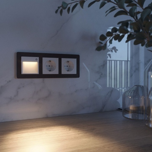 Заглушка для поста с подсветкой, без рамки Werkel белый W1154601 в Нижнем Новгороде фото 3