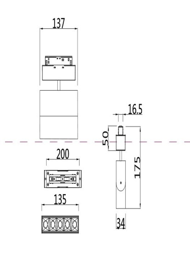 Светильник на штанге Maytoni Points TR015-2-10W4K-W в Новочеркасске фото 3