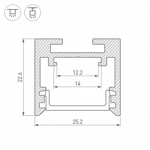 Профиль универсальный Arlight SL-LINE 043110 в Нижнем Новгороде фото 2