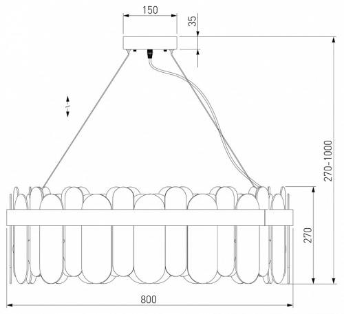 Подвесной светильник Bogate's Conte 1 333/10 в Нижнем Новгороде фото 2