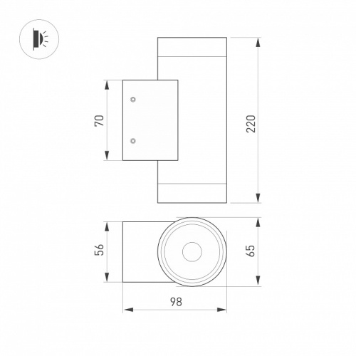 Накладной светильник Arlight RAY 044231(1) в Нижнем Новгороде фото 2