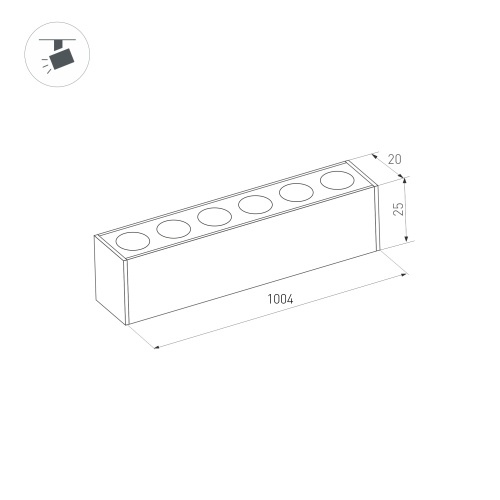 Светильник MAG-DOTS-25-L1000-30W Day4000 (BK, 30 deg, 24V) (Arlight, IP20 Металл, 5 лет) в Богучаре фото 10