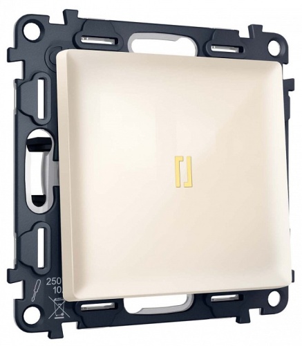 Выключатель самовозвратный одноклавишный с подсветкой, без рамки Ambrella Volt MA MA302050 в Нижнем Новгороде