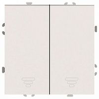 Выключатель самовозвратный двухклавишный без рамки Stekker Эмили 50365 в Нижнем Новгороде