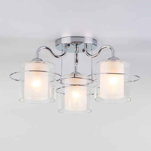 Потолочная люстра Eurosvet Darcy 30160/3 хром в Нижнем Новгороде фото 3