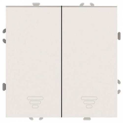 Выключатель самовозвратный двухклавишный без рамки Stekker Эмили 50365 в Нижнем Новгороде