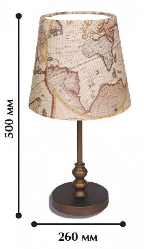 Настольная лампа декоративная Favourite Mappa 1122-1T в Звенигороде фото 3